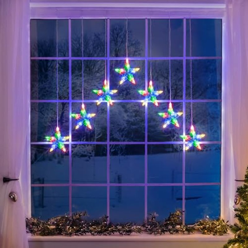 Christow Star Curtain Lights