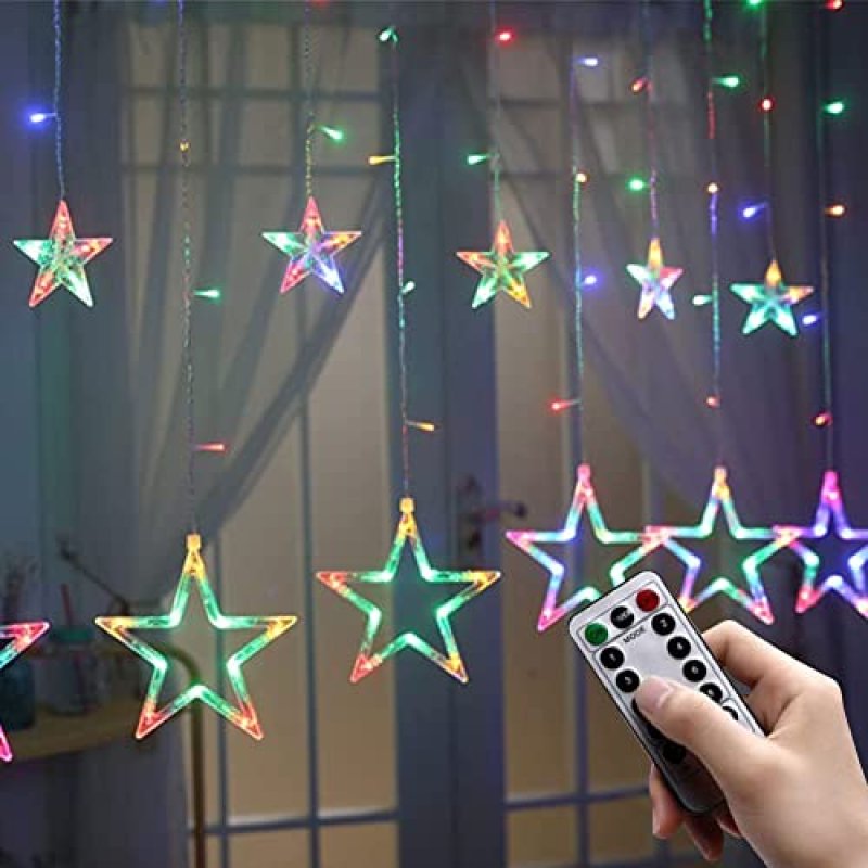 Shsyue Christmas Curtain Lights