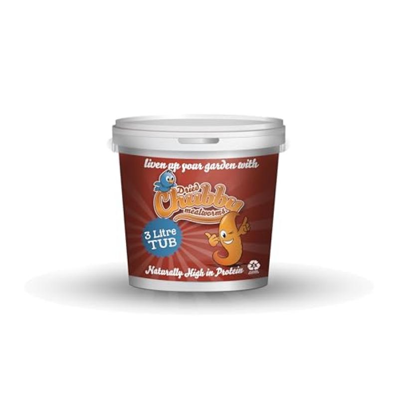 Chubby Mealworm Dried Mealworms