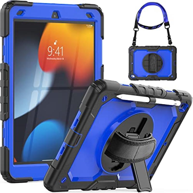 SEYMCY iPad Generation Case with Rotating Strap