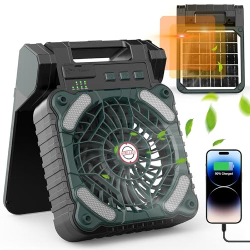 iYeHo Camping Fan with LED Lantern