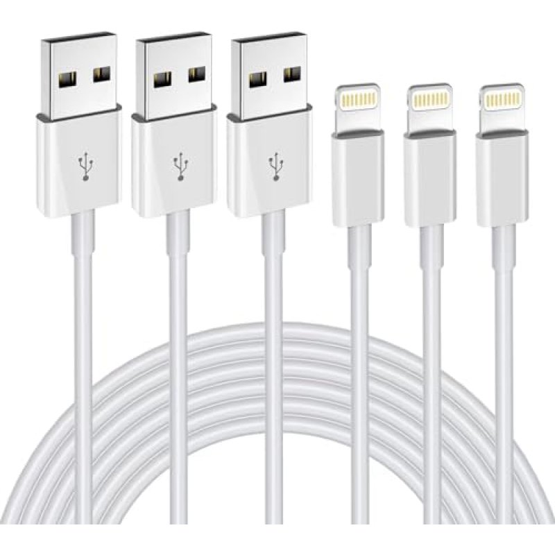 MFi Certified Lightning Cable 3-Pack