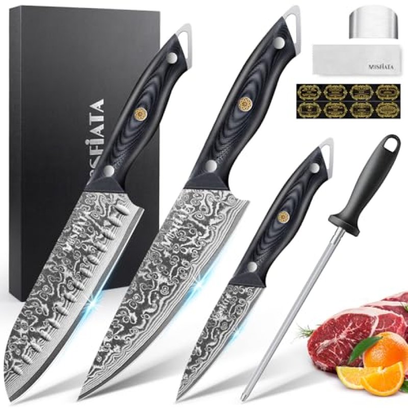 MOSFiATA Chef Knife Set