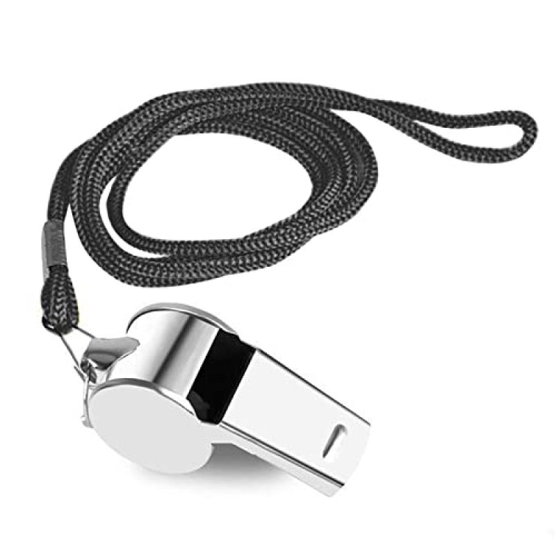 iJiZuo Stainless Steel Whistle, Metal Referee…