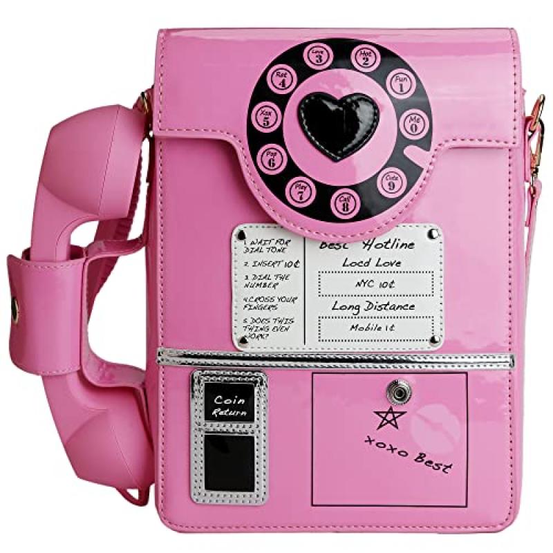 QiMing Retro Dial Telephone Shoulder Bag