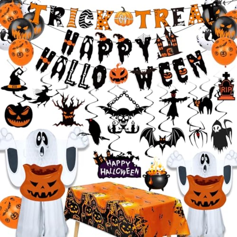 iZoeL Spooky Halloween Decorations Scary…
