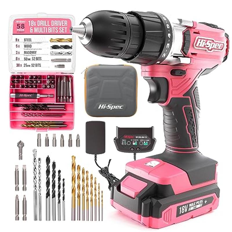 Hi-Spec Cordless Power Drill Driver