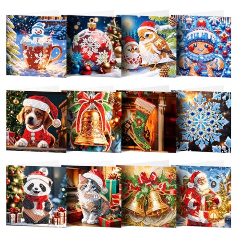 Diamond Painting Christmas Cards