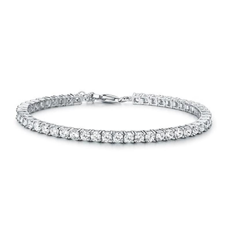 Diamond Treats Silver Tennis Bracelet