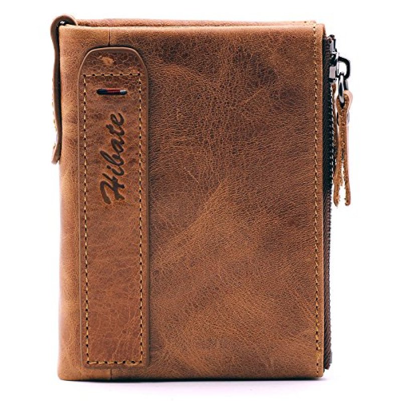 Hibate Men’s Leather Wallet