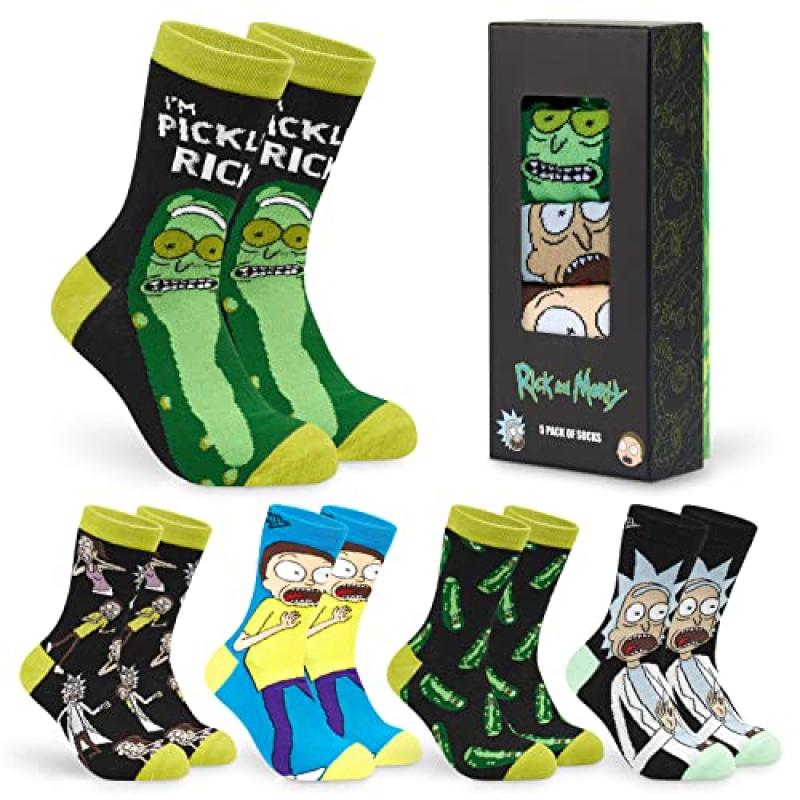 Rick and Morty Funny Socks Pack