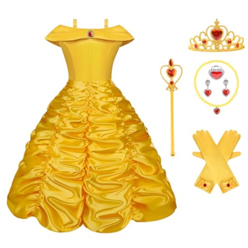 Vicloon Princess Belle Costume