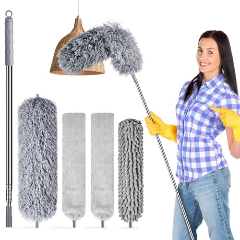 Microfiber Feather Duster Kit
