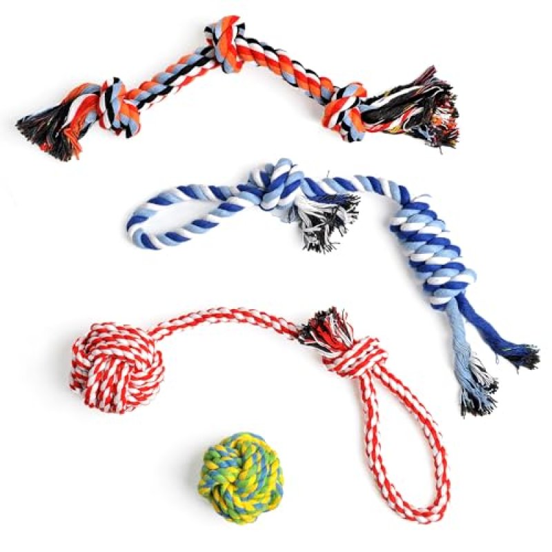 Fida Dog Rope Toys, 4-Pack