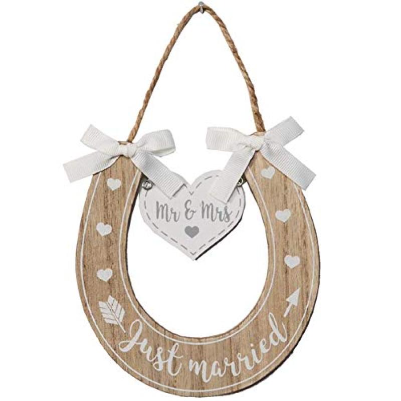 Widdop Bingham Wooden Wedding Horseshoe