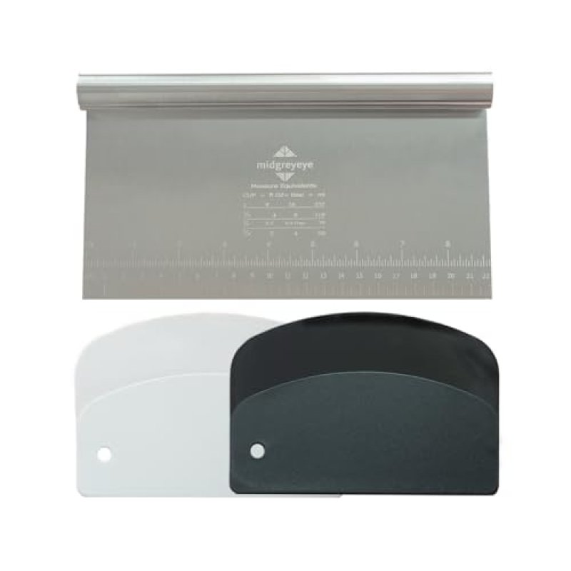 Midgreyeye Dough Scraper Set