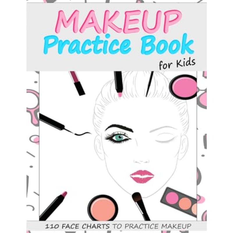 Kids Makeup Practice Book