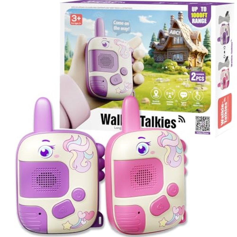 DQMOON Kids Walkie Talkie Unicorn Gifts
