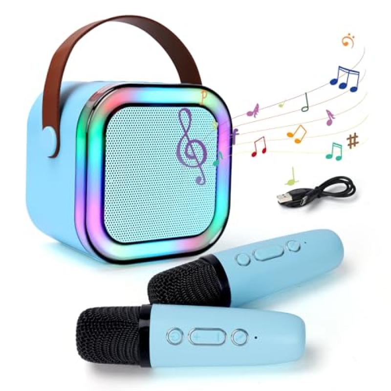 Kids Karaoke Microphone, Bluetooth Machine
