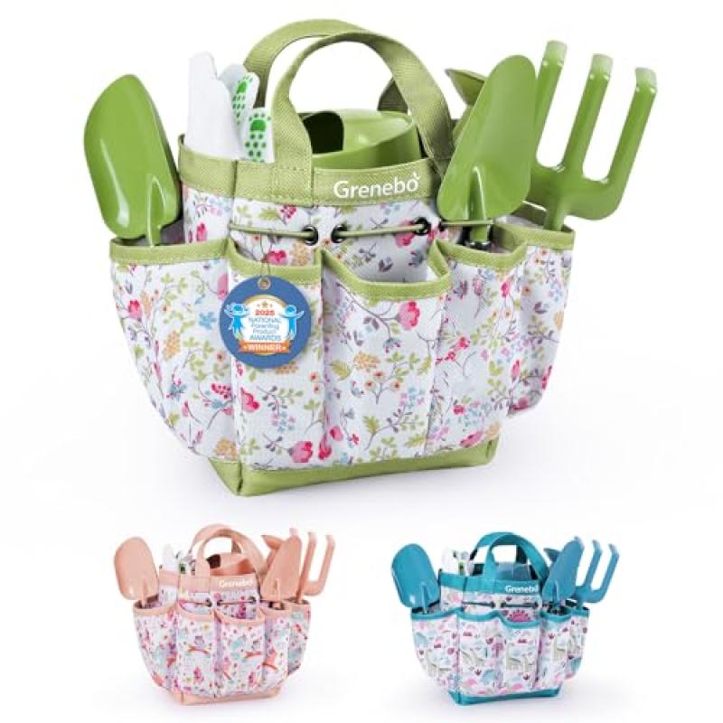 Kids Gardening Set Toys, Quality Garden Tool Kit…