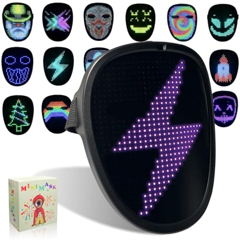 MOYACA Kids LED Mask with Gesture Sensing, Light…