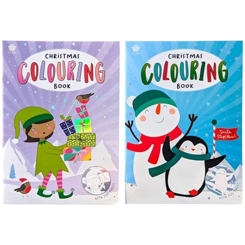 Kids' Christmas Colouring Books
