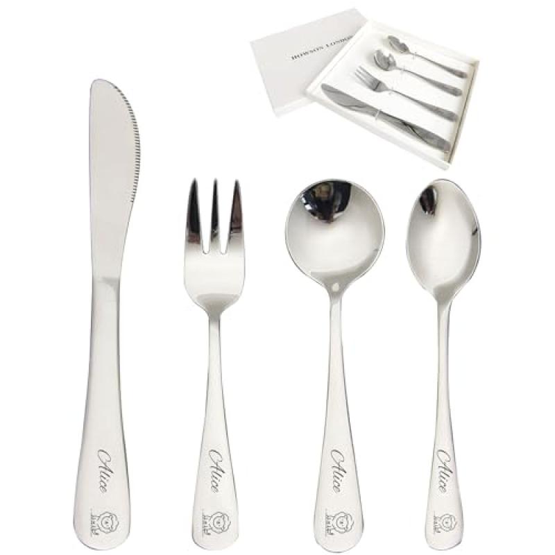 Kids Engraved Cutlery Set