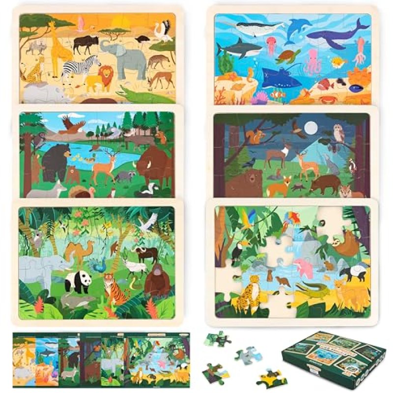 BONNYCO Kids' Animal Puzzles