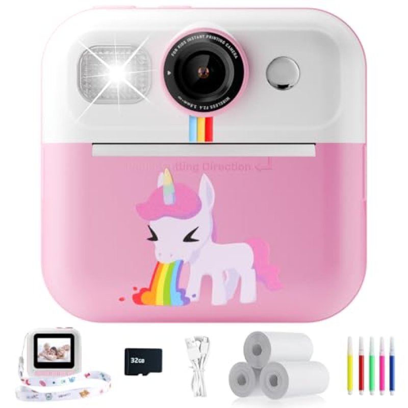 Kids Instant Print Selfie Camera