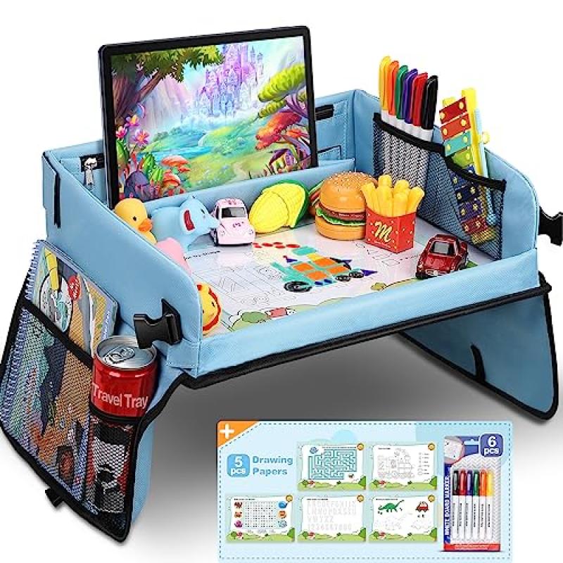 COOLJOY Kids Travel Play Tray