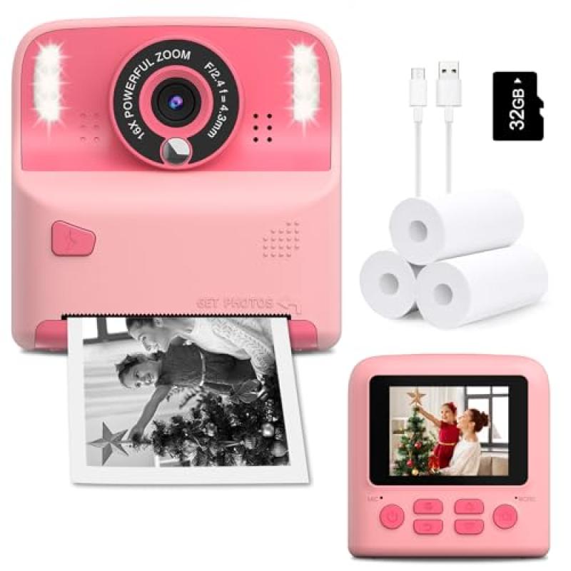 Kids' Print Camera for Digital Selfies