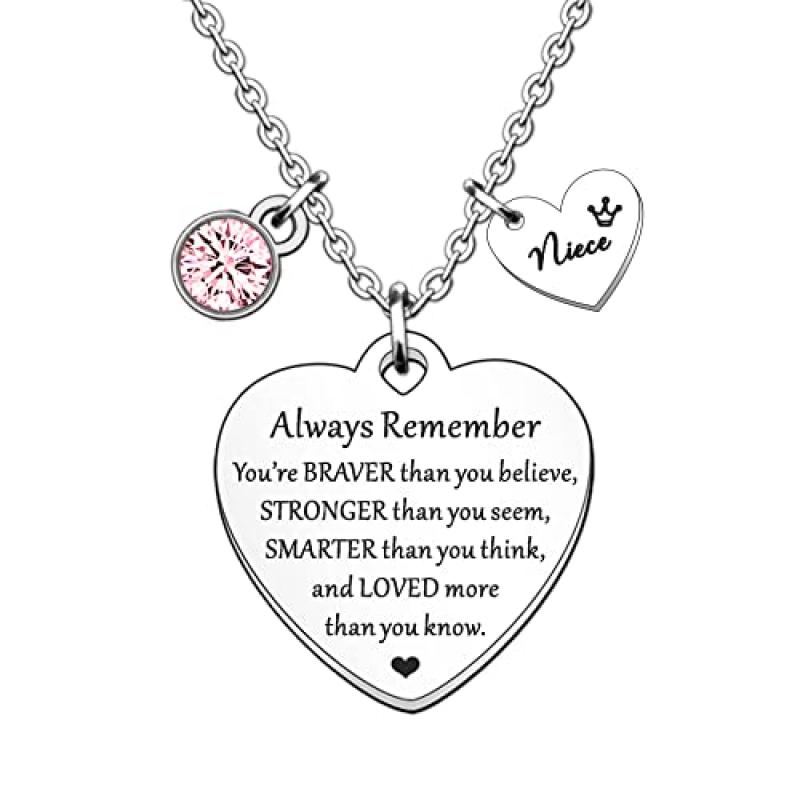 HULALA Niece Necklace Crystal Charms