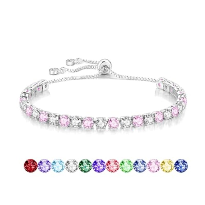Mieoyue Silver Tennis Bracelet