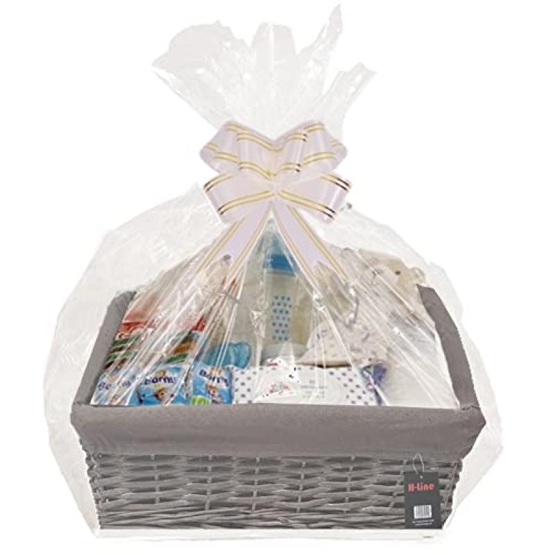 H-LINE Gift Hamper Kit with Wicker Basket