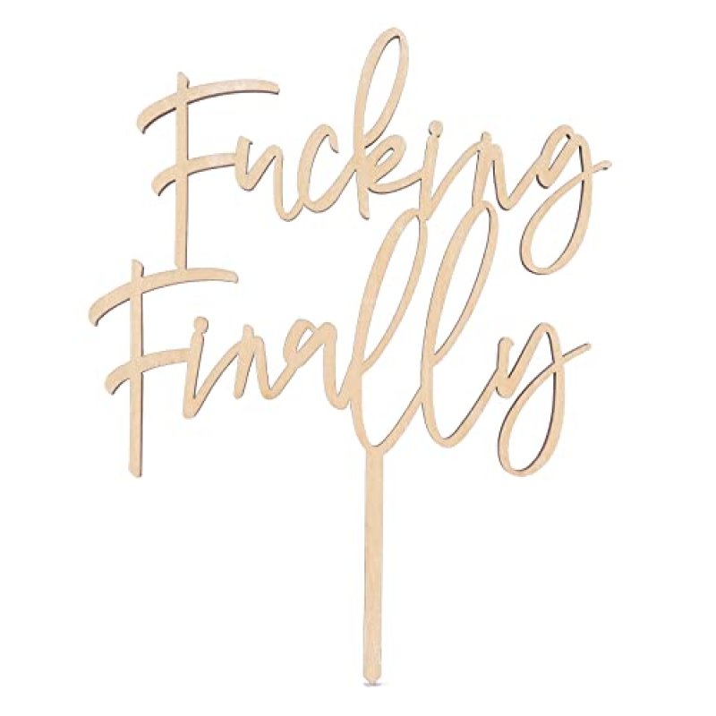 LOVENJOY Gift Boxed Funny Finally Wedding Cake…