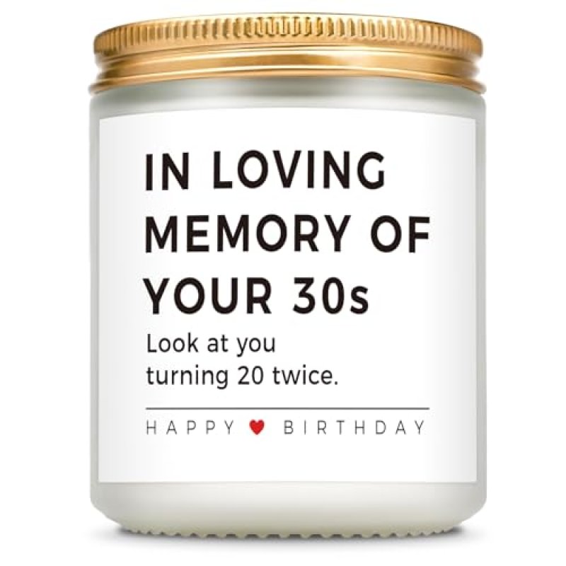Giftasy 40th Birthday Candle