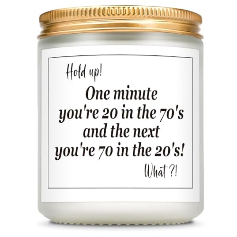 Giftasy 70th Birthday Candle