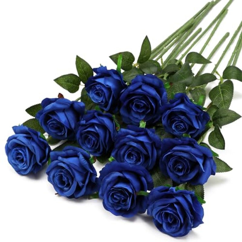 Tifuly Blue Artificial Roses