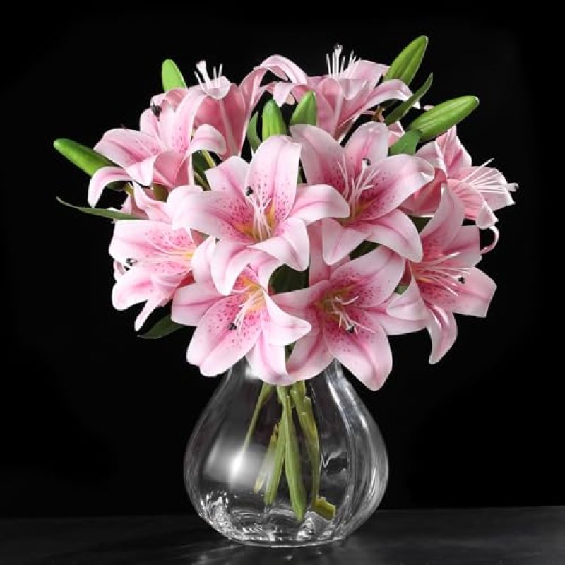 Tifuly Artificial Lily Flowers