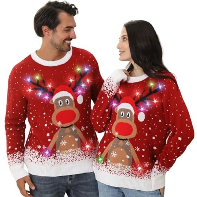 DDKJ Light-Up Christmas Jumper
