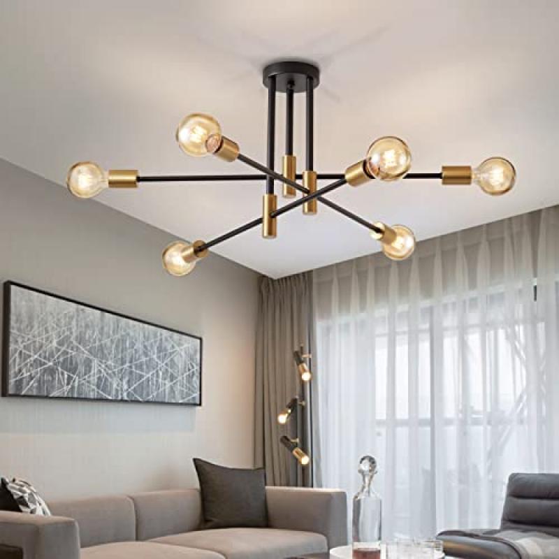 Lightess Sputnik Chandelier Ceiling Light