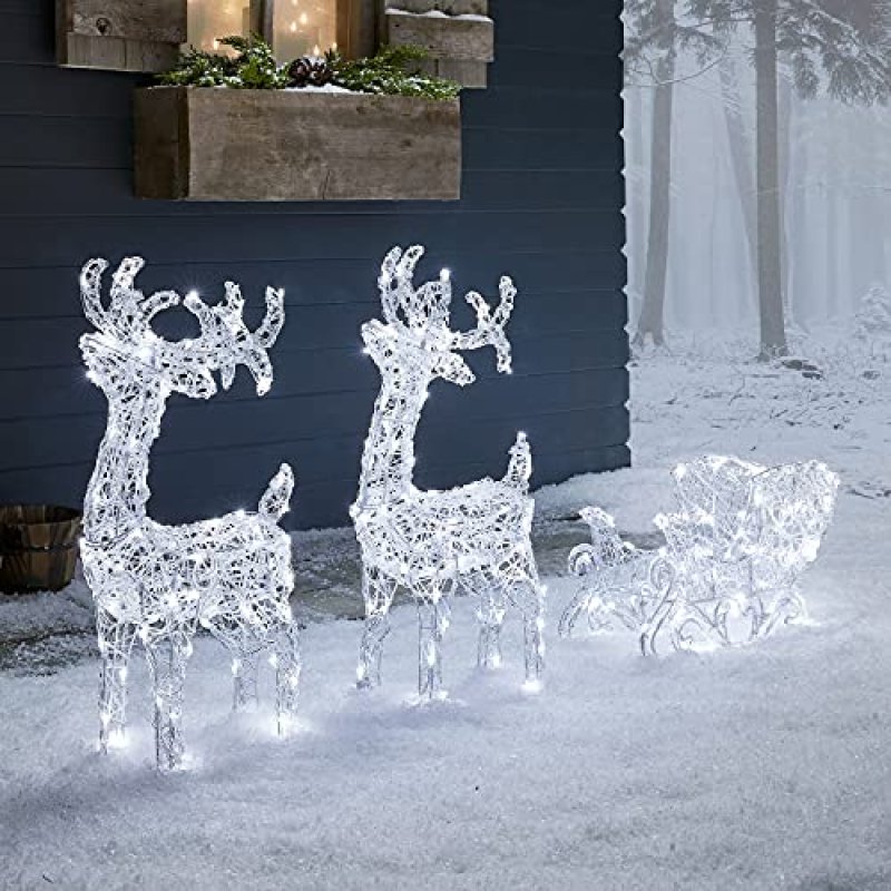Lights4fun LED Christmas Reindeer