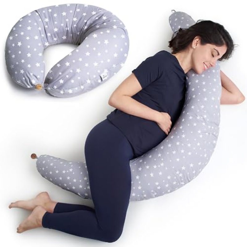 Niimo XXL Pregnancy Pillow & Nursing Pillow - 2…
