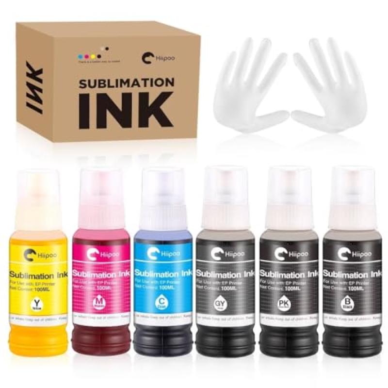 Hiipoo Sublimation Ink for EcoTank Printers