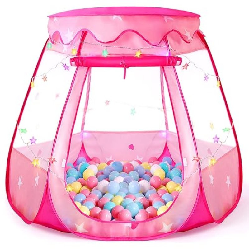 Tikolus Princess Tent with Star Lights
