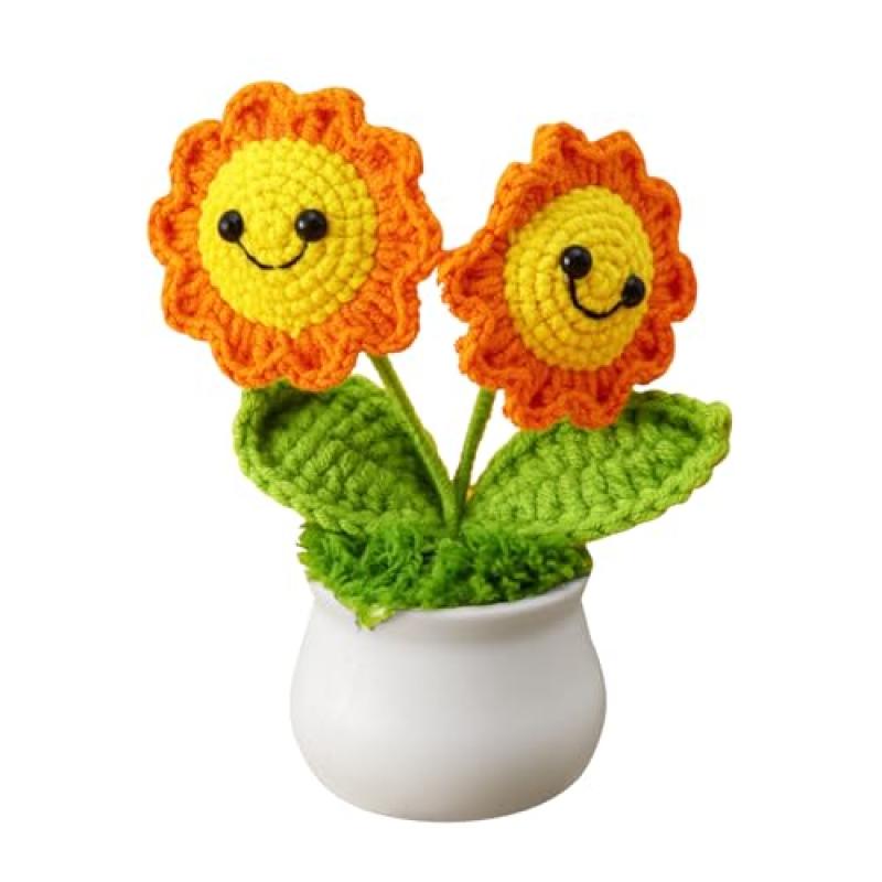 Vikrami Sunflower Crochet Bouquet