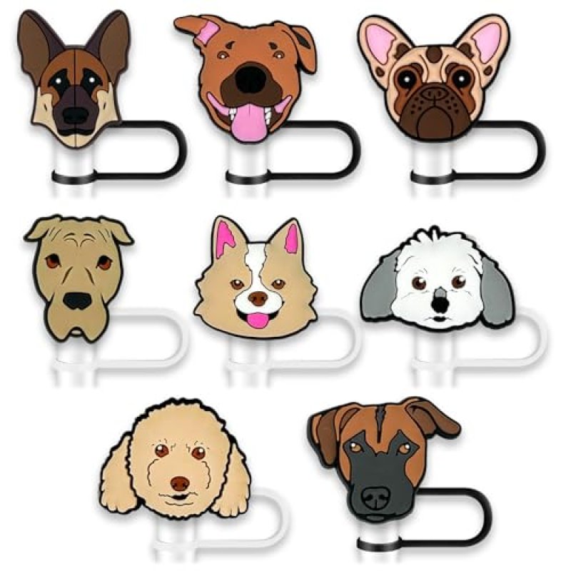 Silicone Dog Straw Covers