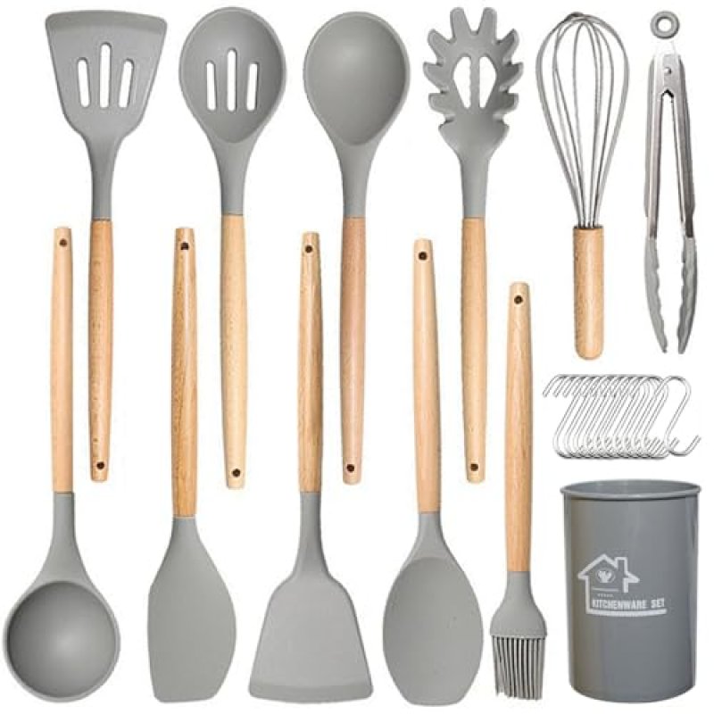 UXIYI Silicone Utensils Set