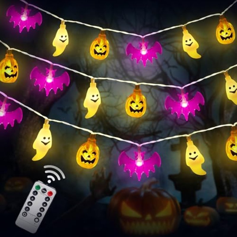 OWill Halloween Decoration Lights,13FT 30LED…