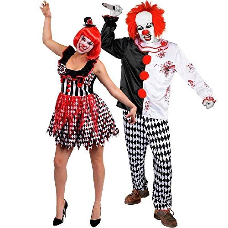 Killer Clown Couples Costume